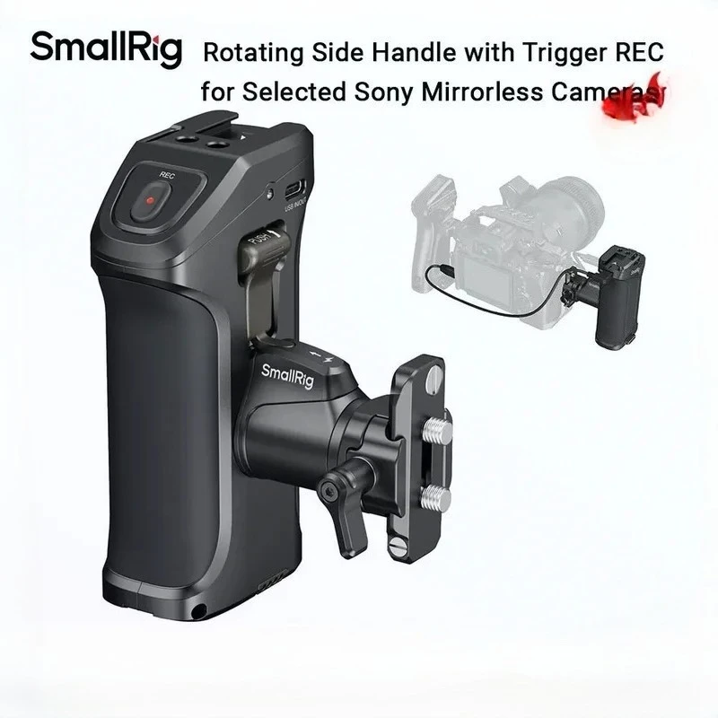Nikon Camera Z50 - SmallRig 3893 Maniglia laterale rotante con